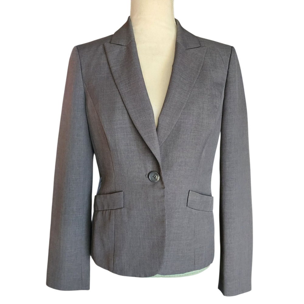 Nine West Suit Separates Career Blazer Jacket Gray Women's 4
